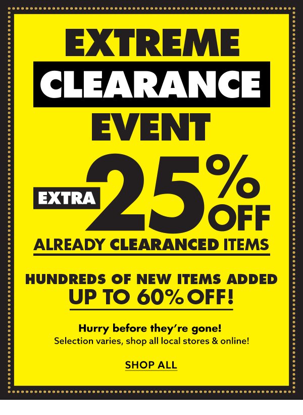 Extreme Clearance Event 