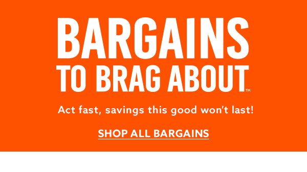 Bargains to brag about 