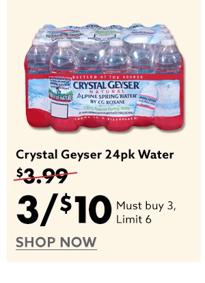 Crystal Geyser 24pk Water