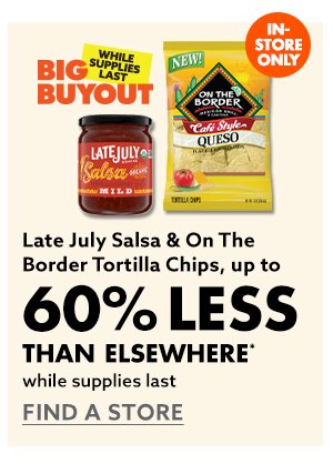 Late July Salsa & On the Border Tortilla Chips