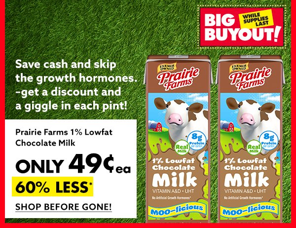 Prairie Farms 1% Lowfat Chocolate Milk