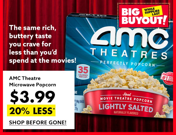 AMC Theatre Microwave Popcorn