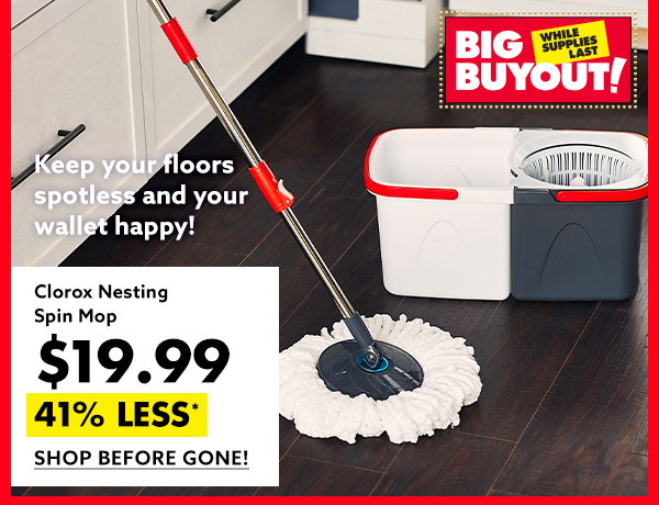 Clorox Nesting Spin Mop