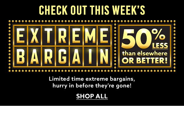 Extreme Bargains