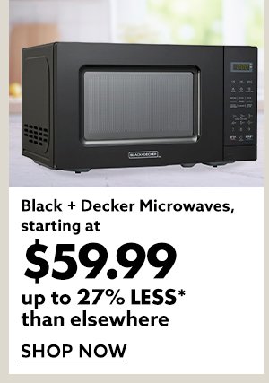 Black + Decker Microwaves