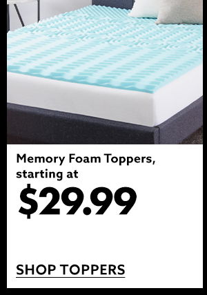 Memory Foam Toppers