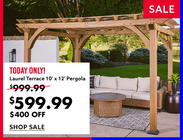 Laurel Terrace 10' x 12' Pergola