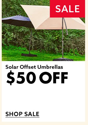 Solar Offset Umbrellas