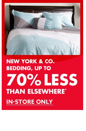 New York & Co. Bedding