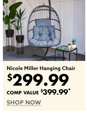 Nicole Miller Hanging Chairs