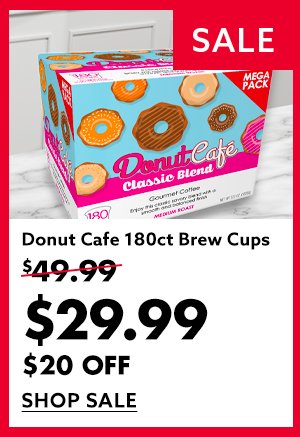 Donut Cafe 180 Brew Cups