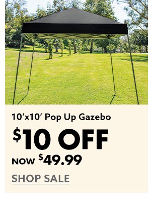 10' x 10' Pop Up Gazebo