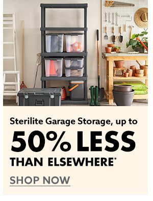 Sterilite Garage Storage