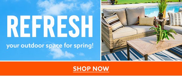 Refresh your outdoor space for spring!