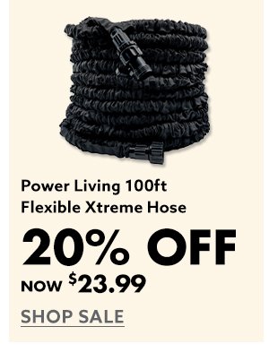 Power Living 100ft Flexible Xtreme Hose