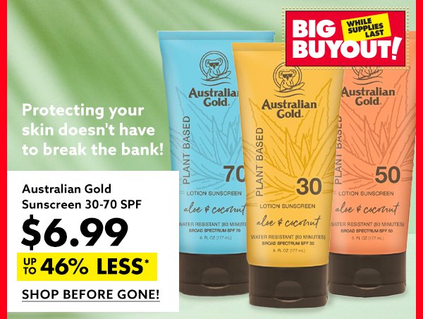 Australian Gold Sunscreen