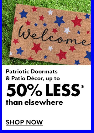 Patriotic Doormats & Patio Decor