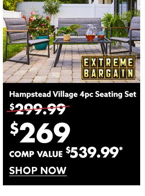 Hampstead Village 4pc Seating Set