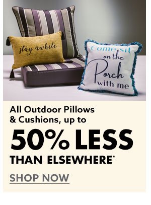 Outdoor Pillows & Cushions