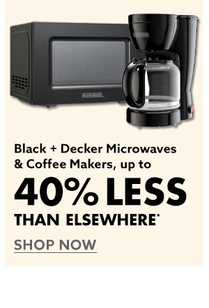 Black + Decker Microwaves & Coffee Makers 