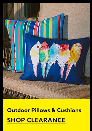 Outdoor Pillows & Cushions