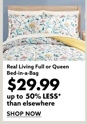 Real Living Full or Queen Bed-in-a-Bag