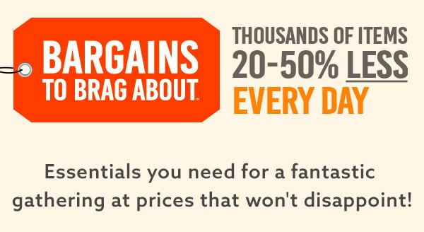 Bargains to Brag About