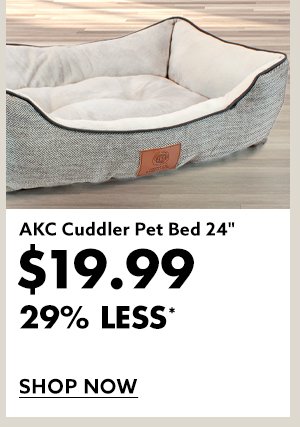 AKC Cuddler Pet Bed 24''