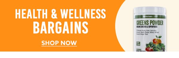 Health & Wellness Bargains