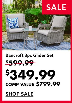 Bancroft 3pc Glider Set