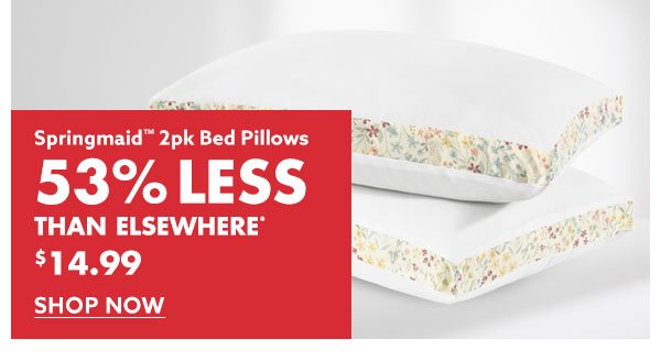 Springmaid 2pk Bed Pillows