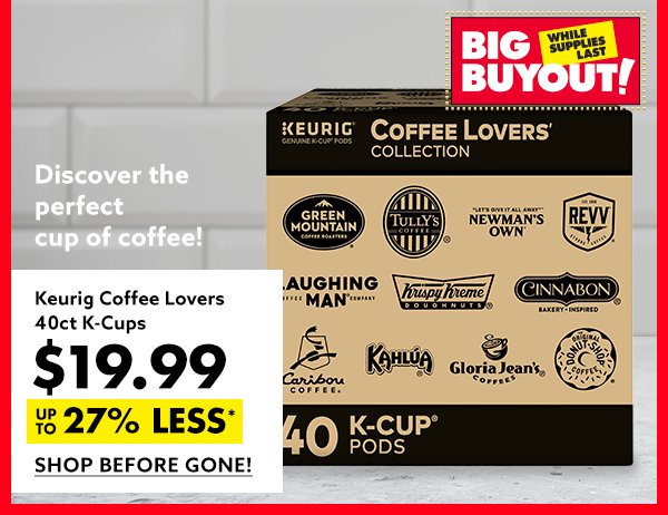 Keurig Coffee Lovers 40ct K-Cup