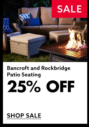 Bancroft and Rockbridge Patio Seating