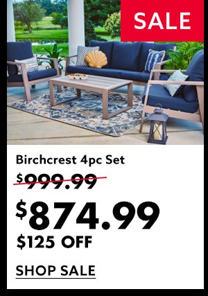 Birchcrest 4pc Set