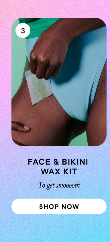 face and bikini wax kit