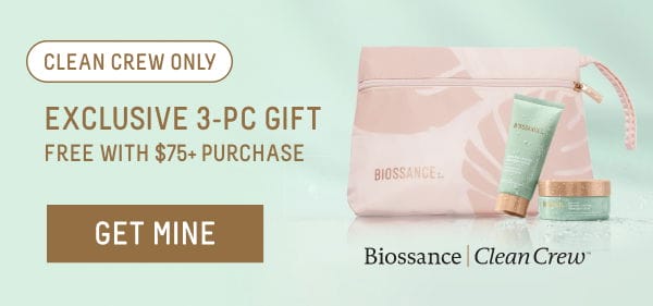 Exclusive Free 3-PC Gift on orders \\$75+