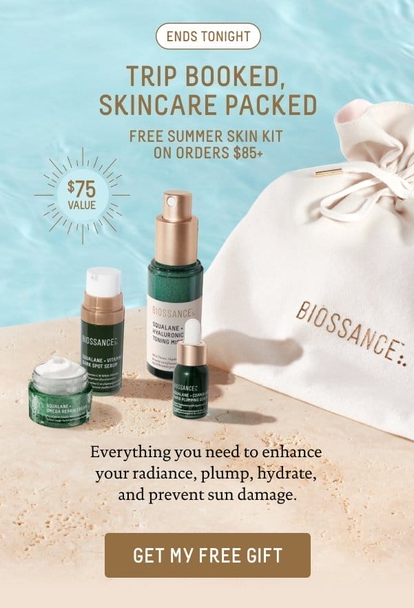 Free Summer Skin Kit On \\$85+