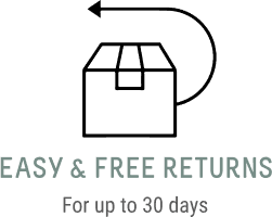 EASY & FREE RETURNS UP TO 30 DAYS