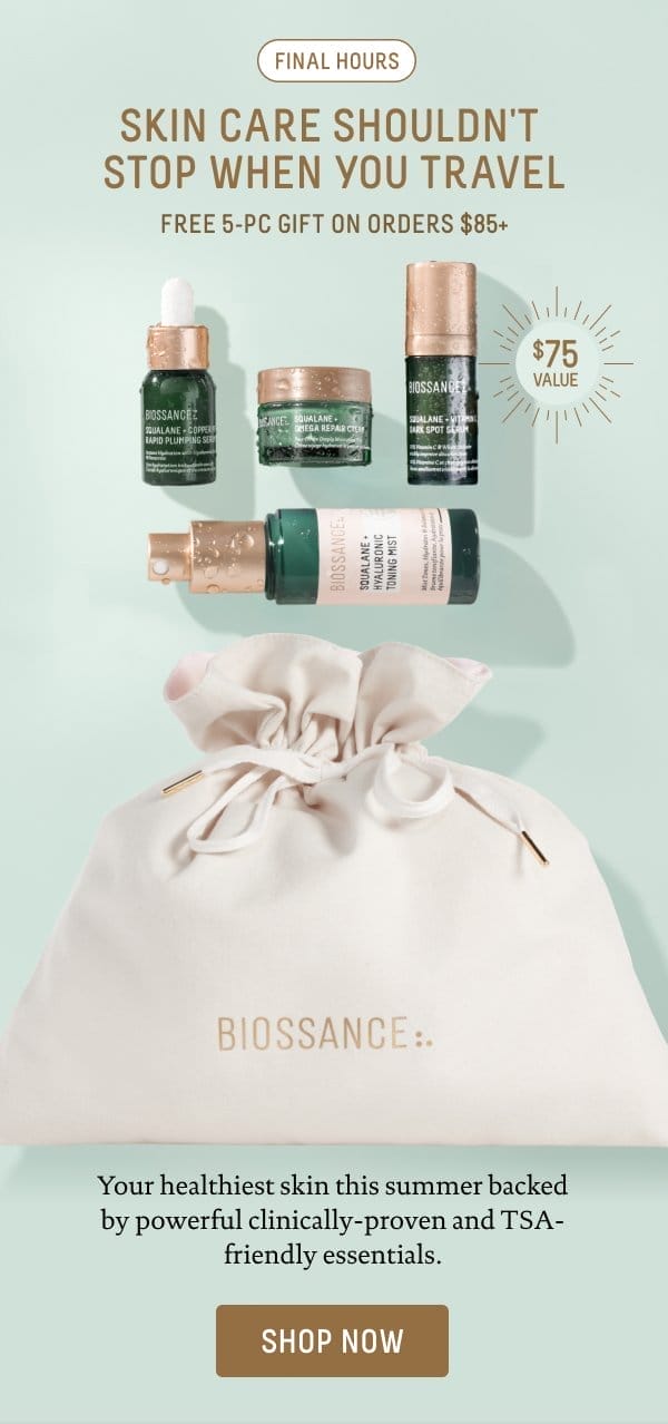 Free Summer Skin Kit On \\$85+