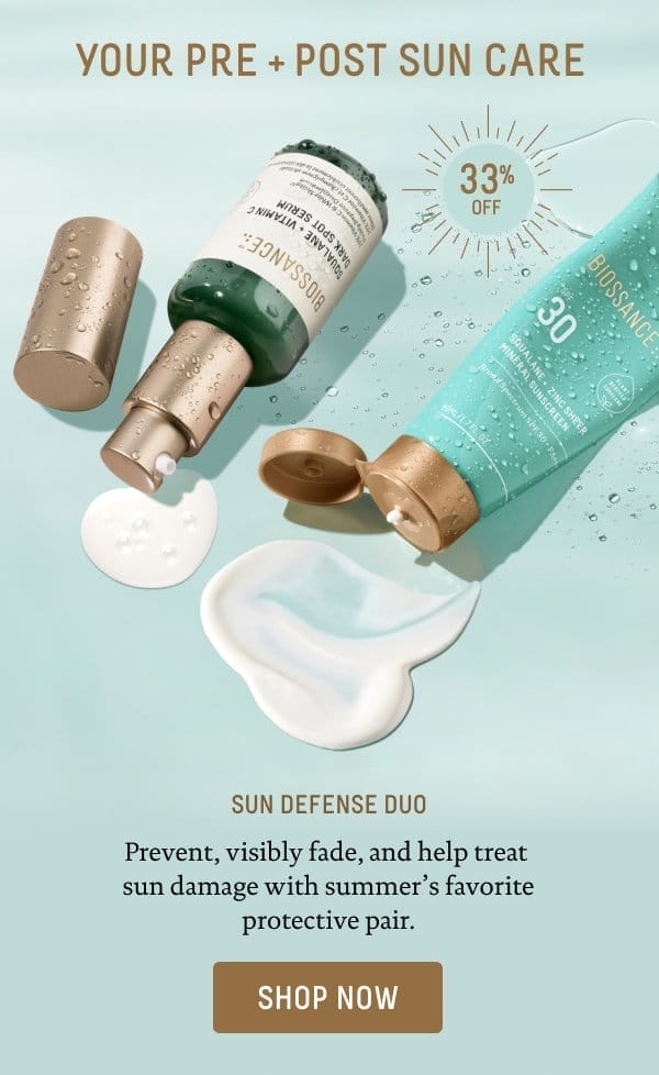 Your Pre + Post Sun Care