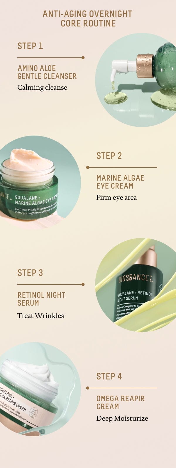 Anti-Aging Overnight Core Routine