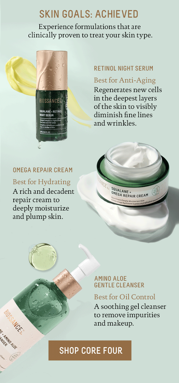 Reach your dream skin in 4 steps