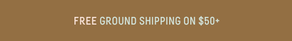 Free Ground Shipping On Orders \\$50+