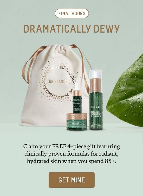 Free 4-piece gift on orders \\$85+