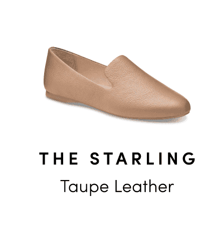 Starling in Taupe Leather