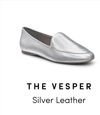 Vesper in Silver Leather