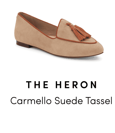 Heron in Carmello Suede Tassel