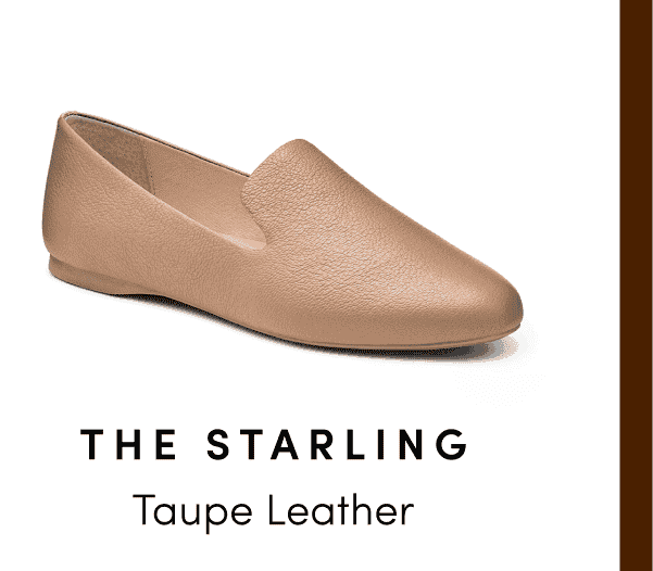 Starling in Taupe Leather