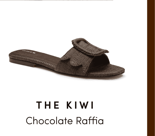 Kiwi in Chocolate Raffia