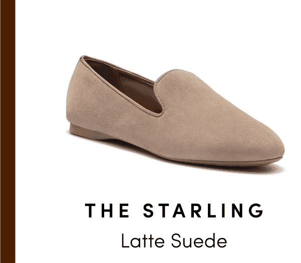 Starling in Latte Suede